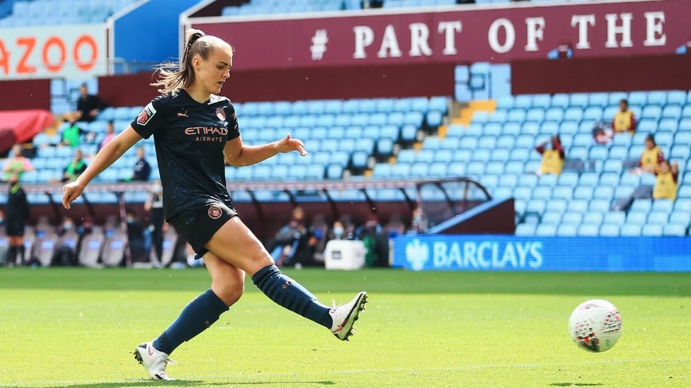 OFF THE MARK: A Georgia Stanway brace sees City off to a winning start in the WSL, beating Aston Villa 2-0