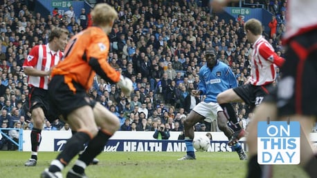 On This Day: Foe's poignant strike, City step up title chase