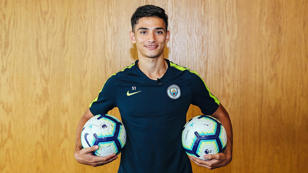 DOUBLE HAT-TRICK HERO: Nabil Touaizi with his two matchballs!