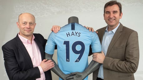 DONE DEAL: Hays and Manchester City have renewed their global partnership 