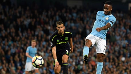 GET IN: Raheem Sterling volleys home to draw the Blues level!