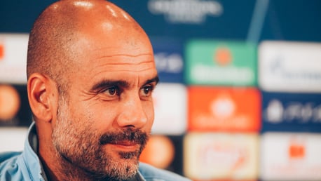 PRESS CONFERENCE: Pep Guardiola addresses the media, ahead of the game...