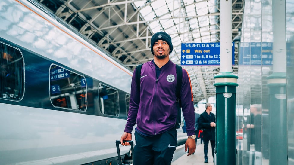 GIFT OF THE GAB : Brazilian strike ace Gabriel Jesus cuts quite a dash ahead of the trip to the capital