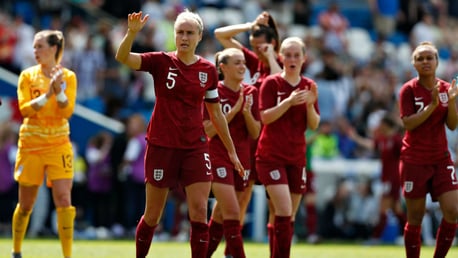 ENGLAND: Steph Houghton discusses her role as captain of the Lionesses at this summer's World Cup in France