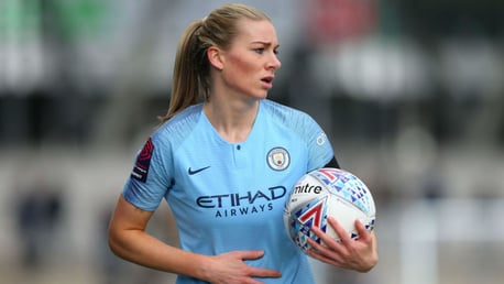 CALL-UP: Gemma Bonner has become the tenth Manchester City player to be called into the Lionesses squad for the forthcoming Road to France Series games