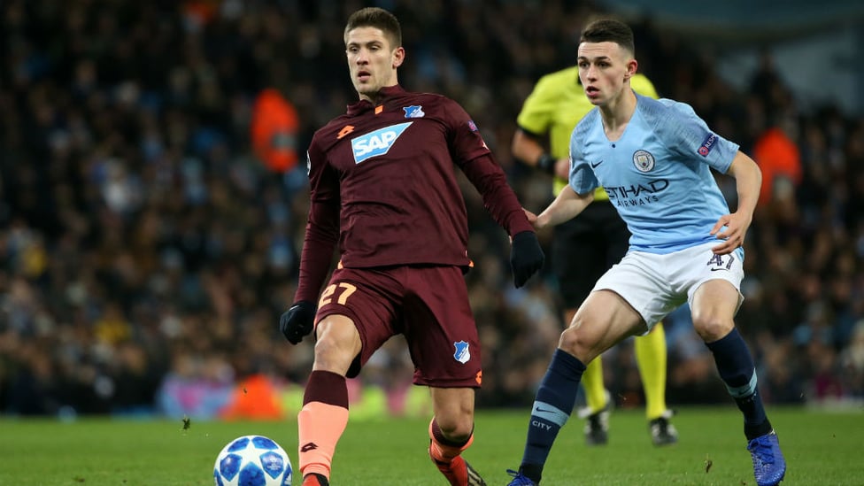 PHIL YOUR BOOTS : Fresh from penning his new deal, Phil Foden earned a starting berth