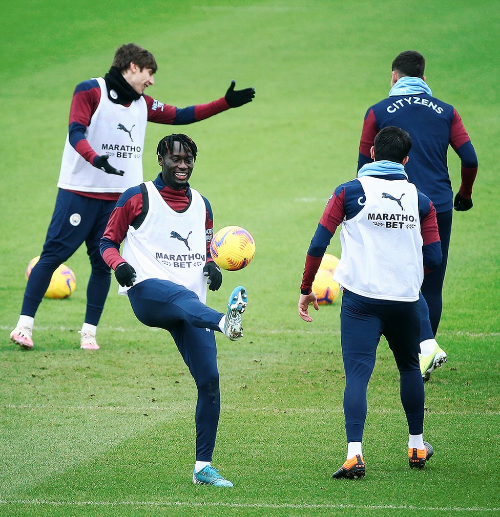 TALENT : A host of EDS players continue to train with the first team squad.