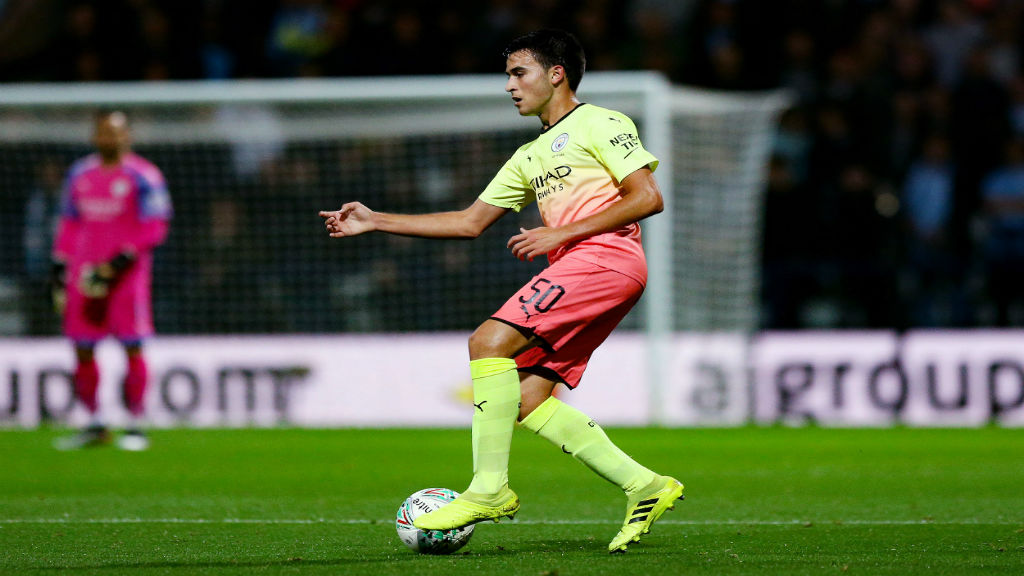 FANTASTIC ERIC : Teenage defender Eric Garcia brings the ball under control