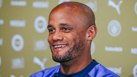 TESTIMONIAL: Kompany has addressed the press ahead of his charity game this evening 