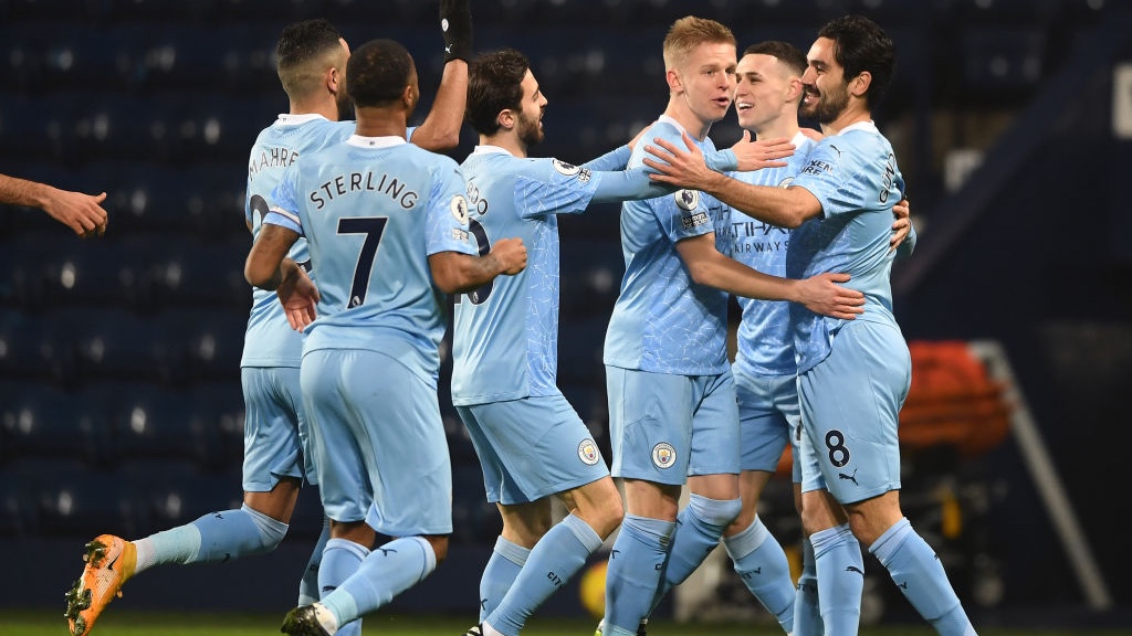 Manchester City domina o West Brom, mas fica no empate pelo Inglês