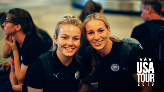 ATTACK AND DEFENCE: Lauren Hemp and Gemma Bonner