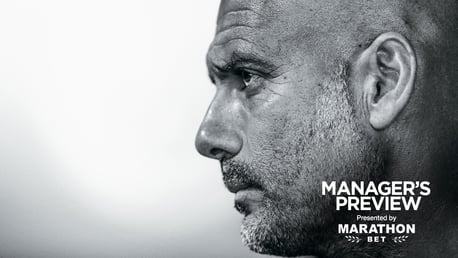 IN THOUGHT: Pep Guardiola ahead of Saturday's game against Watford.