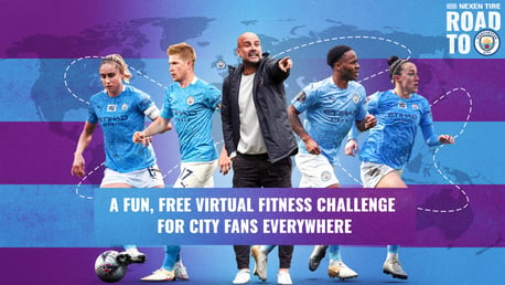 One week left to sign up to the Nexen Road to Man City virtual fitness challenge 