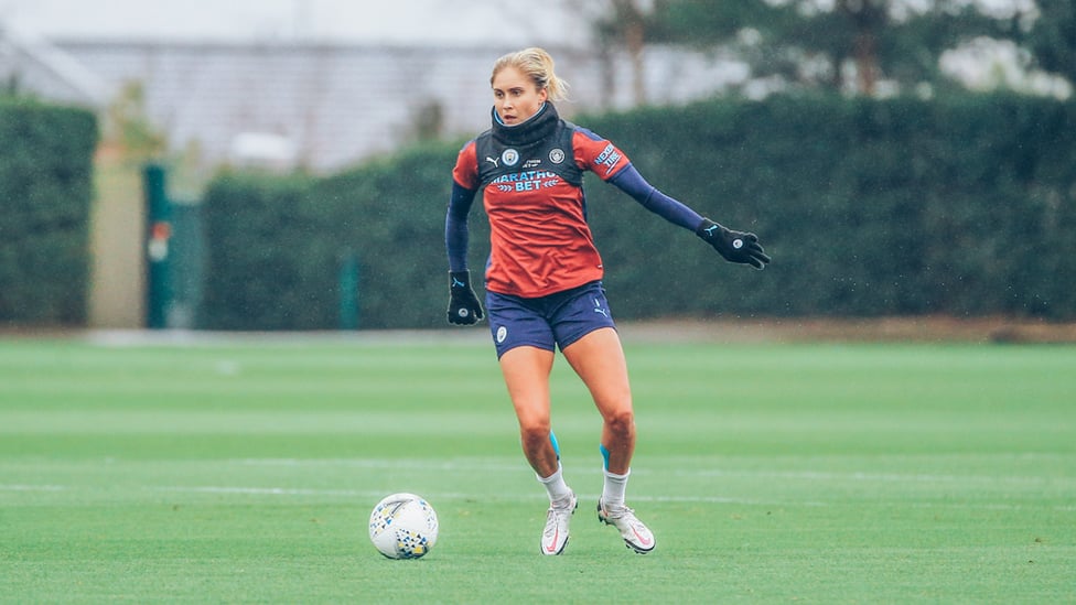 SKIPPER :  Steph Houghton, leading by example as ever