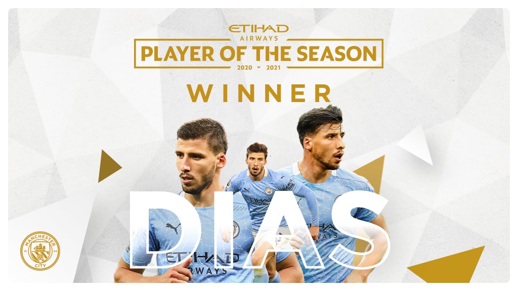 Dias named Etihad Player of the Season