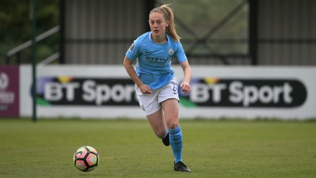 SIDELINED: In City’s 3-0 win over Liverpool on Sunday, Keira Walsh sustained a minor injury to her right knee.