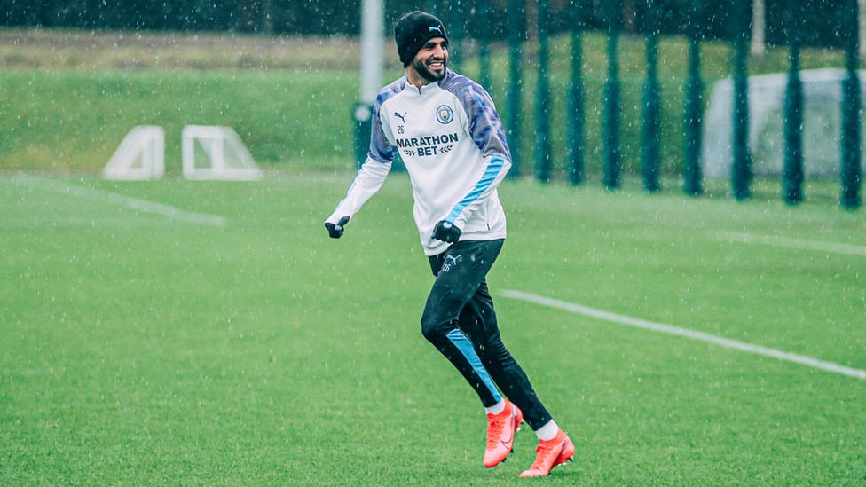 MAGICAL MAHREZ: Riyad gets ready for Villa!