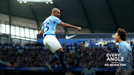 EVERY ANGLE: View Fernandinho's super strike against Burnley over and over...