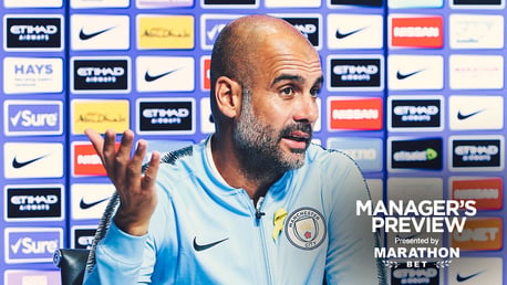 PREVIEW: Pep addresses the media ahead of City's game against Cardiff.