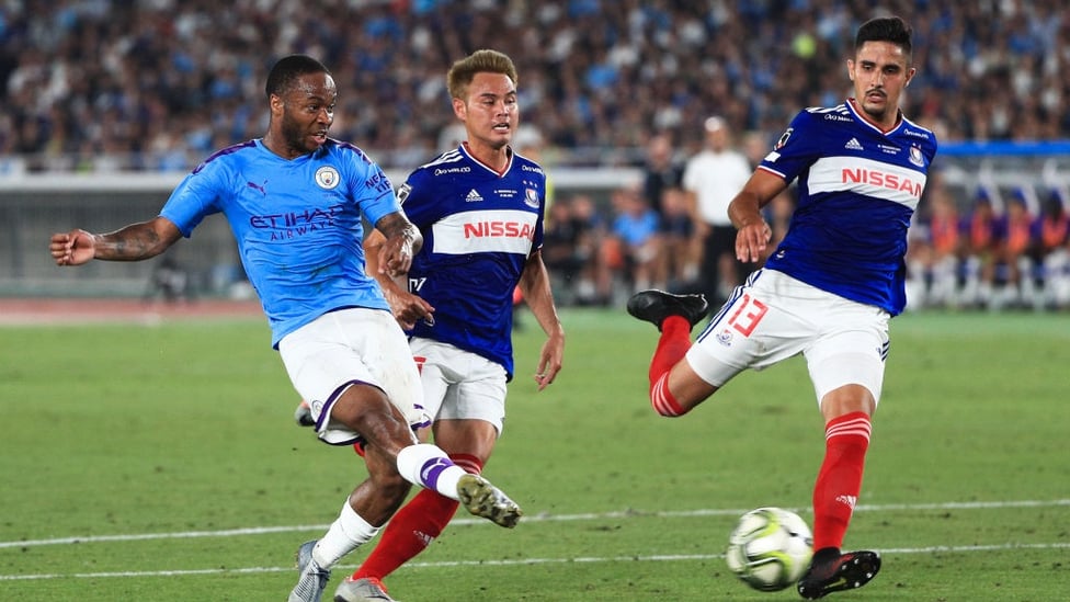 CALM AS YOU LIKE : Raheem Sterling adds another to his preseason tally