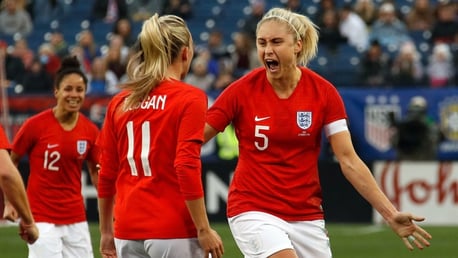 SUPER STEPH: Steph Houghton captained the side to glory