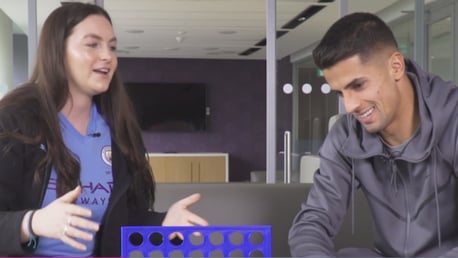 CONNECT FOUR: Watch Cancelo take on CityTV's Abi Withey