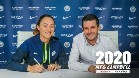 Megan Campbell pens 2020 contract extension