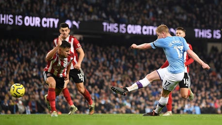 GAME, SET, MATCH: Kevin De Bruyne doubles our lead late on