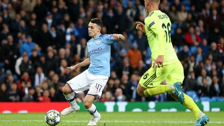 PERFECT ENDING: Substitute Phil Foden sealed City's victory just before the final whistle