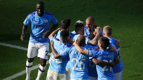 TOGETHER: City travel to Preston on the back of an emphatic victory over Watford.