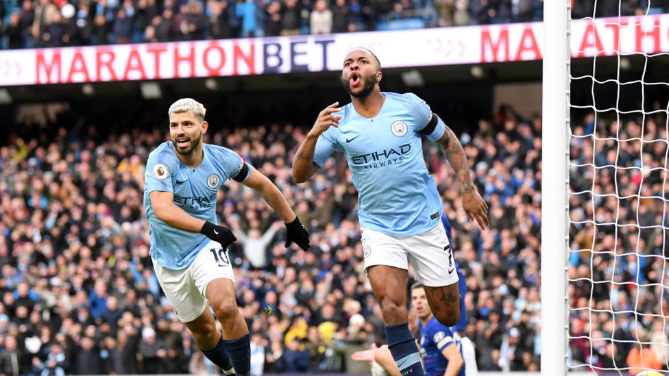 Entre Agüero y Sterling marcaron cinco de los seis goles del City.