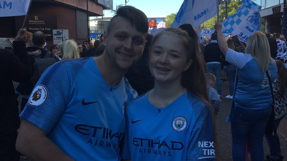 LEE MULLARKEY : "I think my dad deserves recognition because he has been a lifelong supporter of Man City (as well as me) and he is the kindest person you'll ever meet. He works his life around all of the City matches so we can get the best out of our seasoncards and attend as many matches as we can. In this time of the Coronavirus pandemic, he is also classed as a key worker, working on the food and drink production line. It would really be amazing if he could be picked."