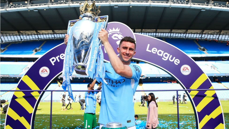 DAY TO REMEMBER : Our title success capped a memorable first six months at City for Aymeric
