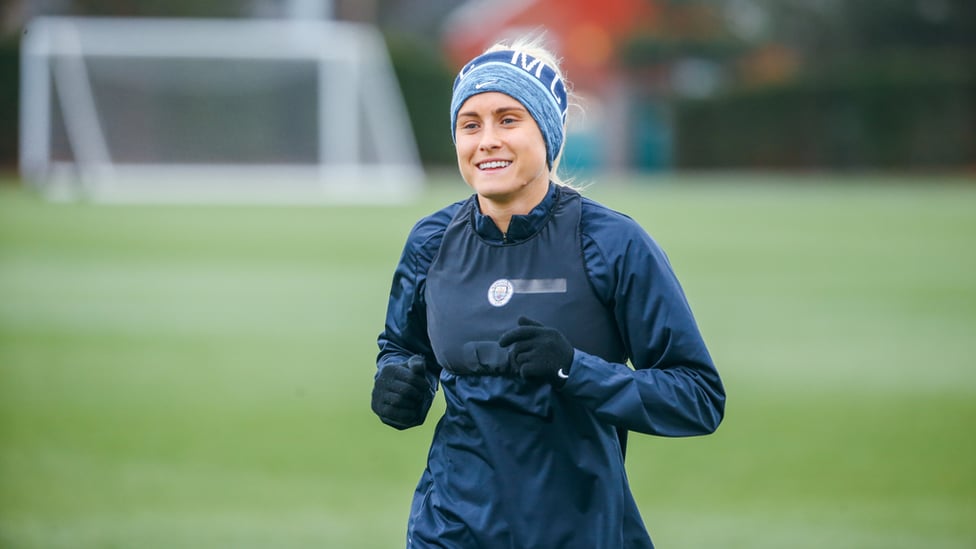 HAT-TRICK HEROINE : A smiling skipper in Steph Houghton