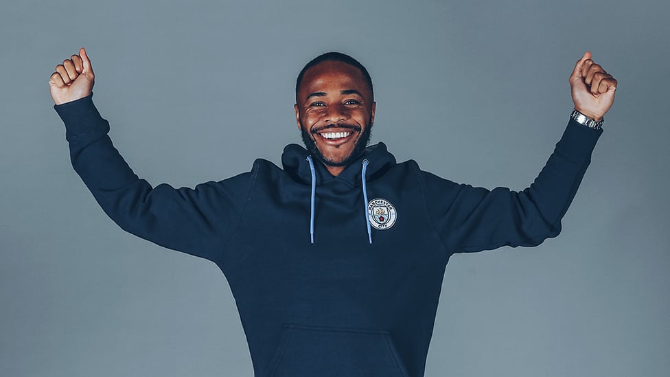 ALL SMILES : Raheem says he is excited about what the future holds for City