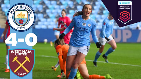 FA WSL highlights: City 4-0 West Ham United 