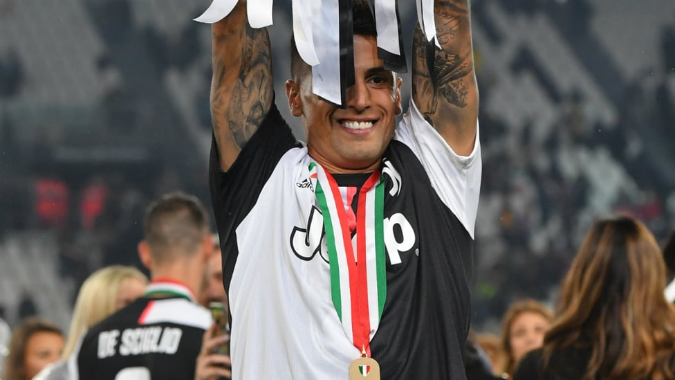 A TEAM : Five assists in 34 games helped Juve to an eighth successive Serie A title.