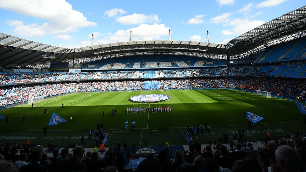 FANTASTIC : A record 30,000-plus crowd flocked to the Etihad to witness the historic derby