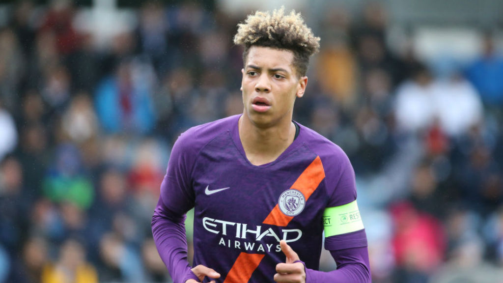 ON THE MARK: Felix Nmecha scored a fine brace for City's EDS side against Blackburn