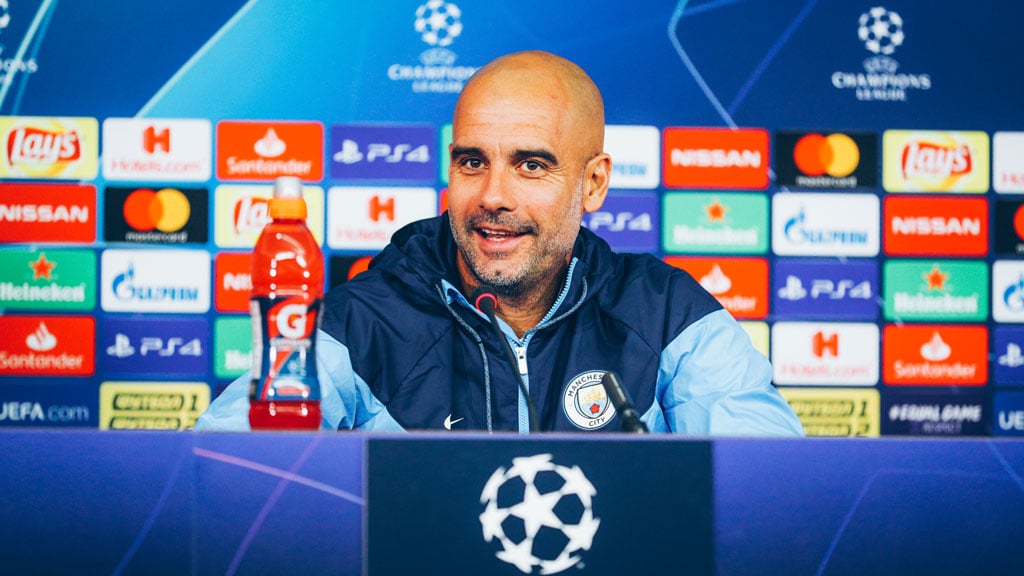 PRESS CONFERENCE: Pep Guardiola addresses the media ahead of the game