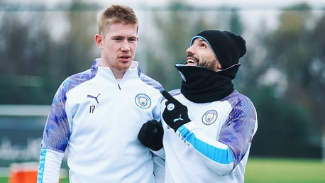 SPECIAL K: It was great to see both Kun and KDB back in tandem