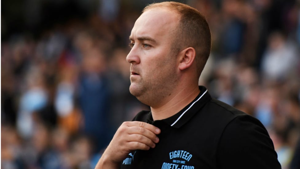 THE BOSS : MCWFC manager Nick Cushing looks on from the sidelines