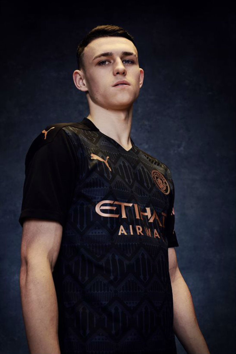 ONE OF OUR OWN: Phil Foden gets in the picture