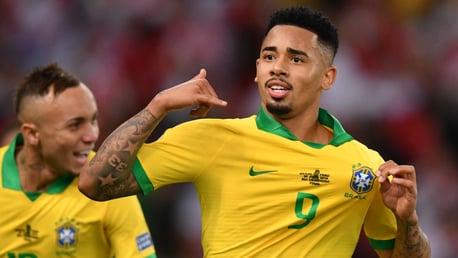 GIFT OF THE GAB: Gabriel Jesus was the star of the show