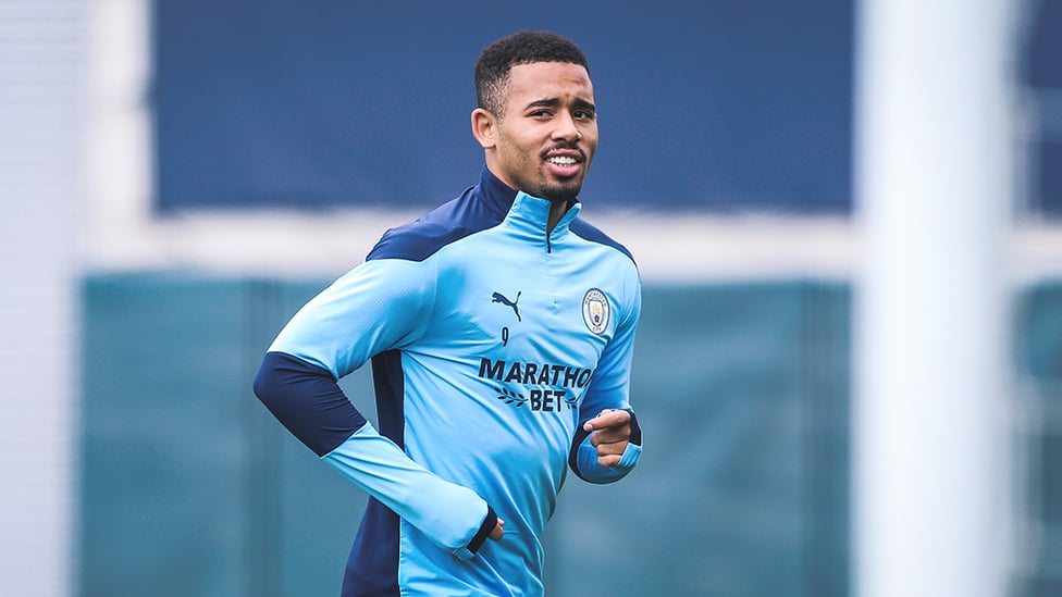 All smiles... the in-form Gabriel Jesus