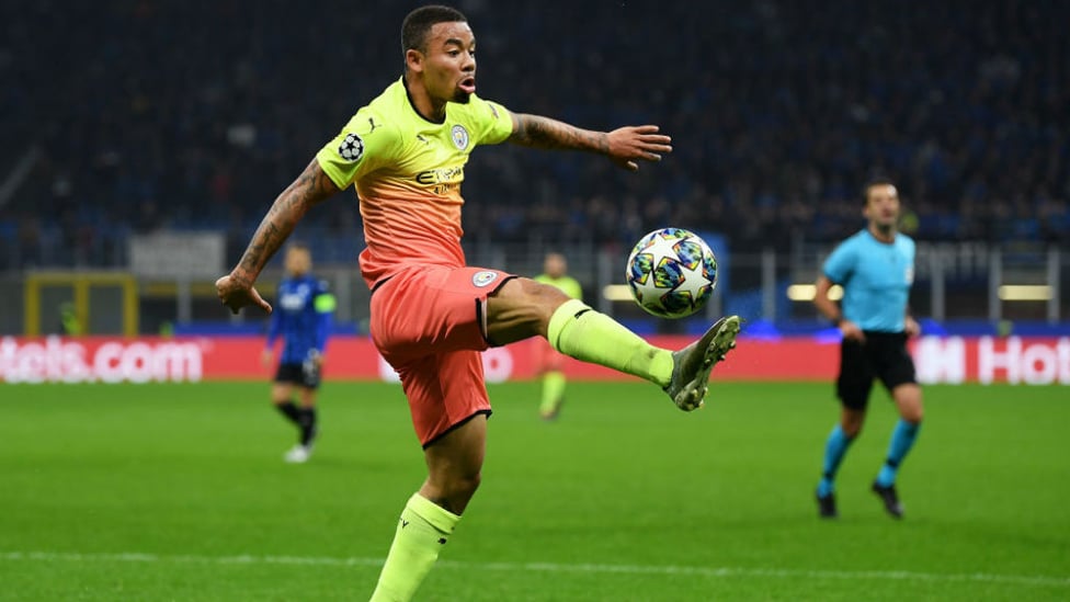 BEST FOOT FORWARD : Gabriel Jesus looks to get City on the front foot once again