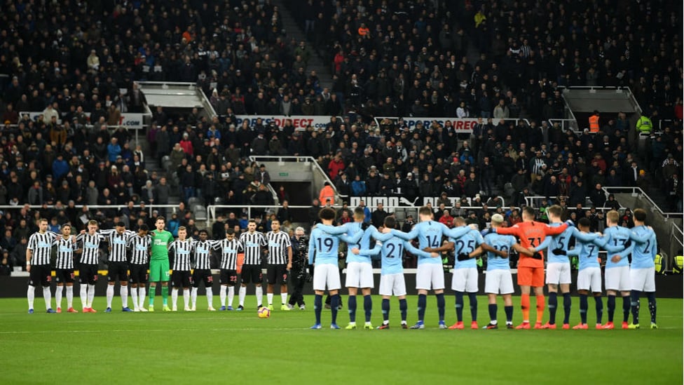 MORE THAN A GAME : A minute's silence is observed in honour of Cardiff striker, Emiliano Sala