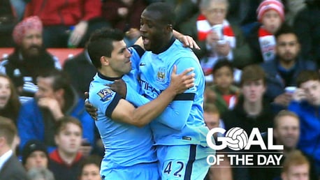 YAYA! Another vital strike from the Ivorian