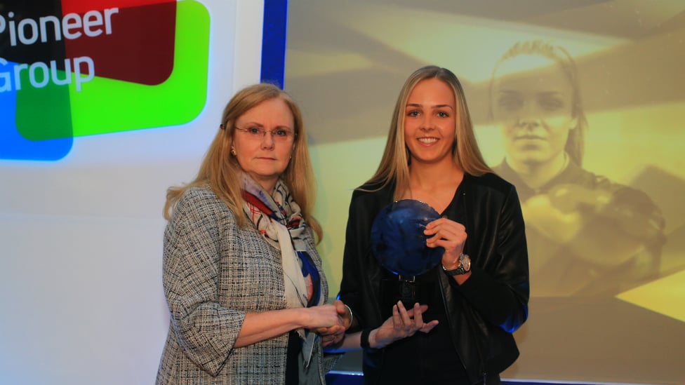 YOUNG STAR : Ellie Roebuck was named the Club's Rising Star by manager Nick Cushing