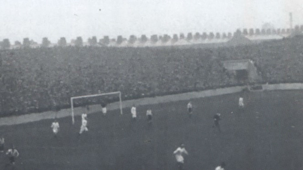 MAINE ATTRACTION: The fans pack into City's new ground on this day in 1923